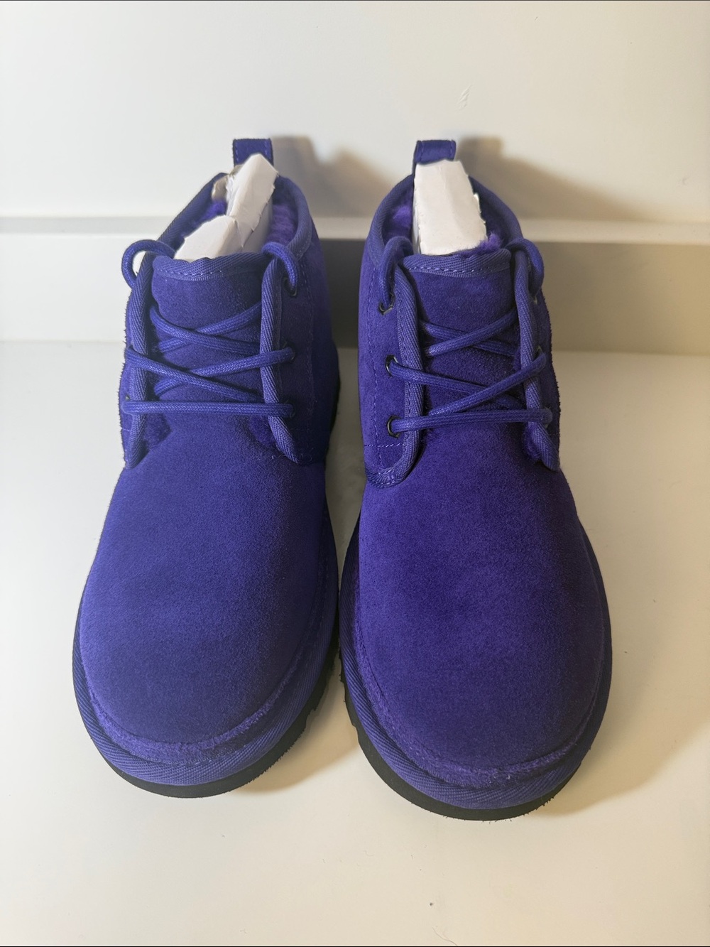 NWOT UGG Women’s Suede Neumel Chukka Boots in Vibrant Purple - Size 8